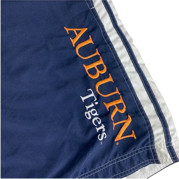 Auburn NCAA 2X Swim Shorts Wear Trunks Navy Blue Lined - Picture 2 of 5